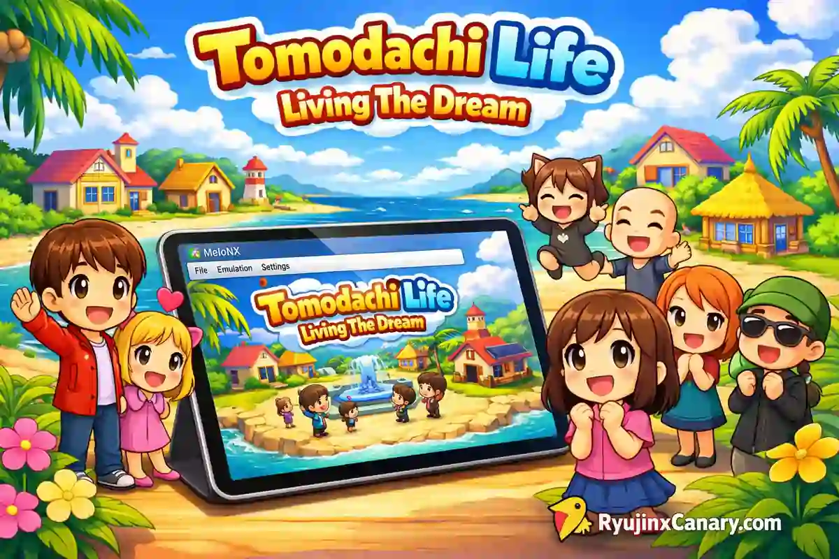 How to play Tomodachi Life on iPad with MeloNX emulator 2026