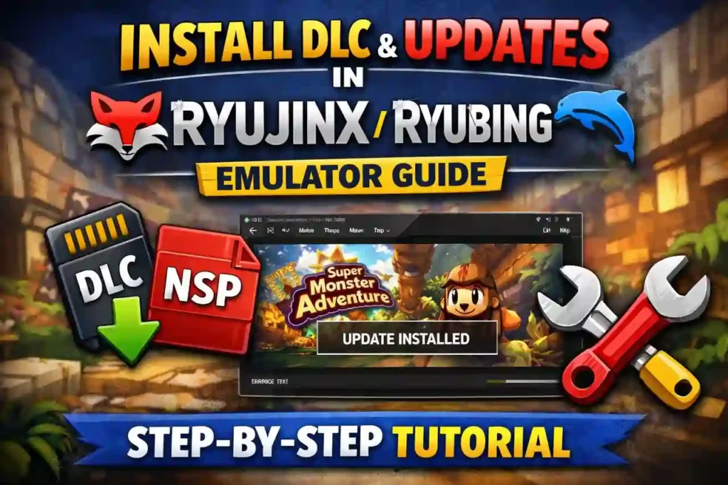 Install DLC and Updates in Ryujinx / Ryubing